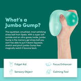 SPEKS GUMP JUMBO SEA GLASS GREEN STRESS BALL