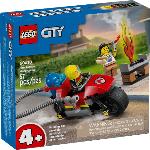 LEGO 4+ CITY FIRE RESCUE MOTORCYCLE