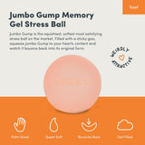 SPEKS GUMP JUMBO REEF ORANGE STRESS BALL