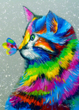 PZ 1000 ENJ BRIGHT CAT AND BUTTERFLY