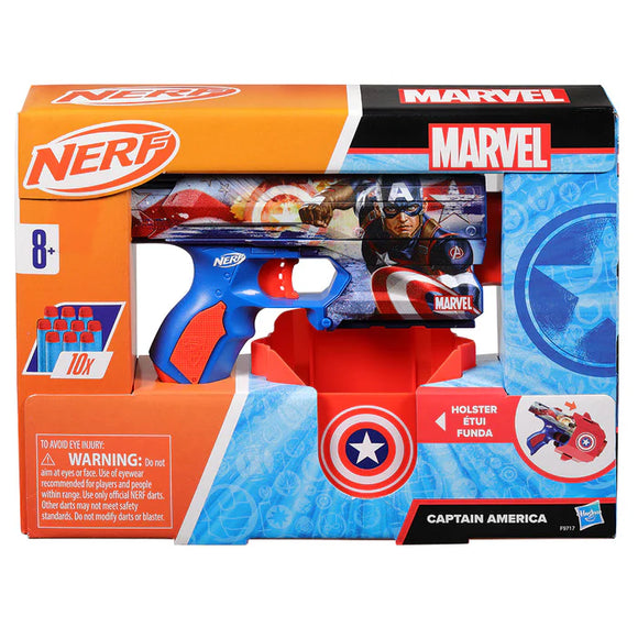 HSB NERF INKED MARVEL CAPTAIN AMERICA