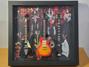 MINI GUITARS SHADOW BOX BIG40 KISS 2