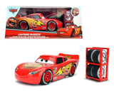 DC 1:24 HOLLYWOOD RIDES LIGHTNING MCQUEEN W/ TIRE RACK
