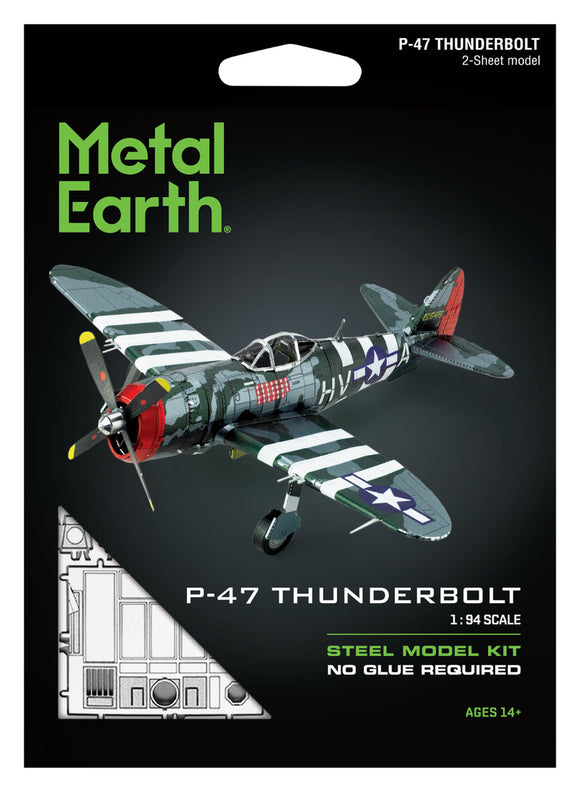 METAL EARTH P-47 THUNDERBOLT