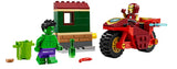 LEGO 4+ MARVEL IRON MAN W/ BIKE & HULK