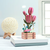 DIY FLOWER BLOOM SET TULIP PINK