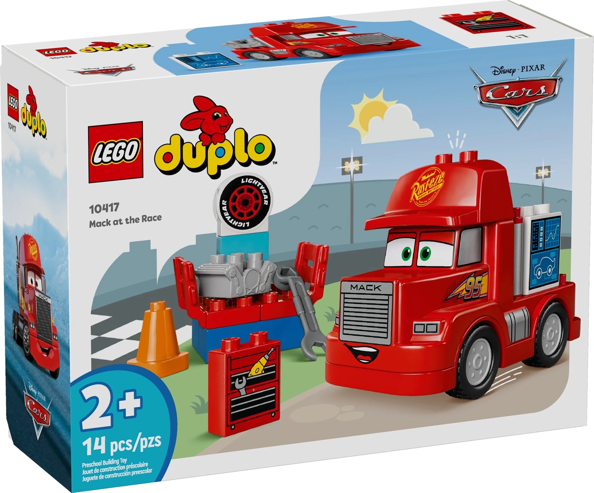 Lego duplo lightning mcqueen hotsell