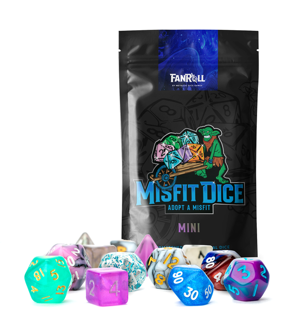 FANROLL 7PC DICE MYSTERY MISFIT SET 2 MINI