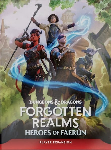 D&D 5E BOOK FORGOTTEN REALMS HEROES OF FAERUN