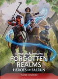 D&D 5E BOOK FORGOTTEN REALMS HEROES OF FAERUN