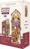 DIY BOOK NOOK ENCHANTED ROSE W/ DUST COVER