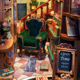 DIY BOOK NOOK LEFT BANK BOOKSTORE W/ DUST COVER