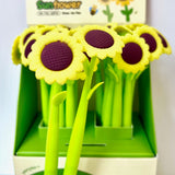 BCM GEL PENS WIGGLE FLOWER SUNFLOWER