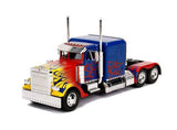 DC 1:24 TRANSFORMERS OPTIMUS PRIME RED AND BLUE FLAMES
