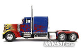 DC 1:24 TRANSFORMERS OPTIMUS PRIME RED AND BLUE FLAMES