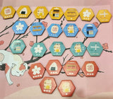 HANAMI STRATEGIC TILE-LAYING GAME