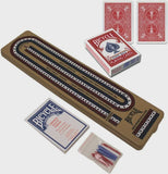 BICYCLE CRIBBAGE 3-TRACK PLASTIC FOLDING BOARD