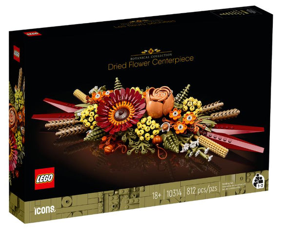 LEGO ICONS DRIED FLOWER CENTERPIECE
