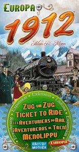 GM TTR TICKET TO RIDE EUROPE EXP EUROPA 1912