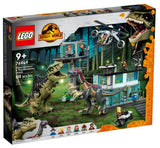 LEGO JW GIGANOTOSAURUS & THERIZINOSAURUS ATTACK