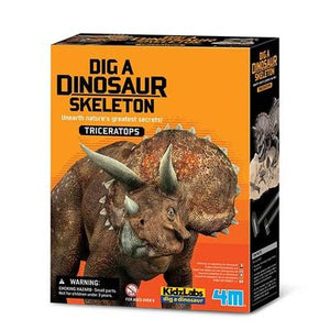 DIG A TRICERATOPS SKELETON