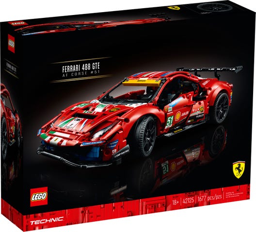 *LEGO TECHNIC FERRARI 488 GTE AF CORSE #51