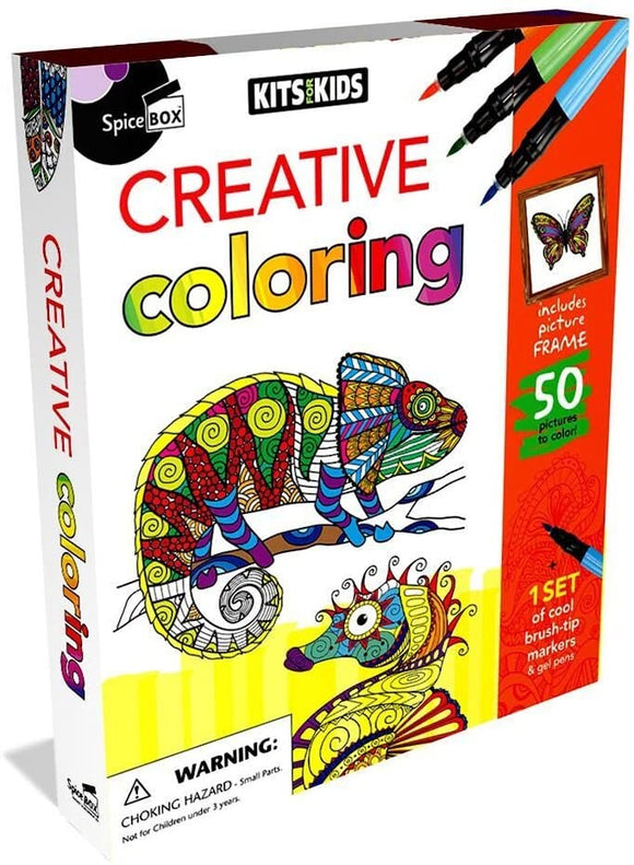 SPICEBOX KITS FOR KIDS CREATIVE COLOURING