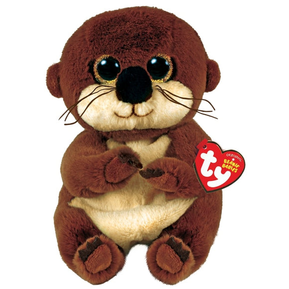 TY BEANIE BABY MITCH OTTER BROWN