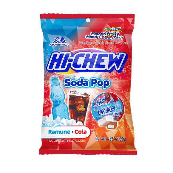JAPAN HI-CHEW SODA POP PEG BAG 2.82OZ