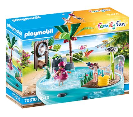 PLAYMB SMALL POOL WITH WATER SPRAYER