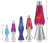 SCH LAVA LAMP 14.5" PURPLE/BLUE