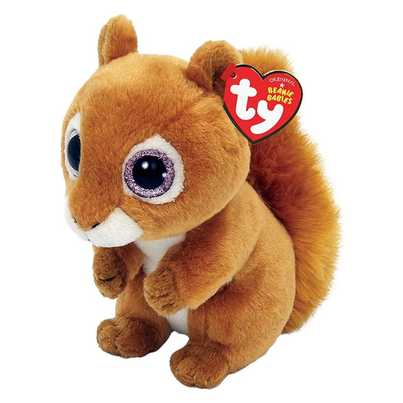 TY BEANIE BABIES SQUIRE SQUIRREL BROWN