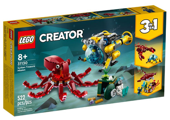 *LEGO CREATOR SUNKEN TREASURE MISSION