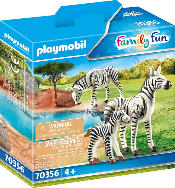 PLAYMB ZEBRAS WITH FOAL