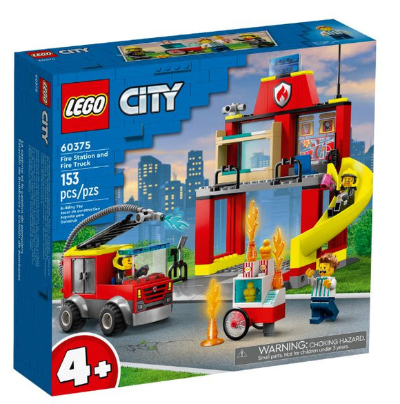 LEGO 4+ CITY FIRE STATION & TRUCK