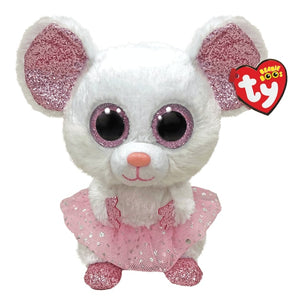 TY BEANIE BOO NINA BALLERINA MOUSE