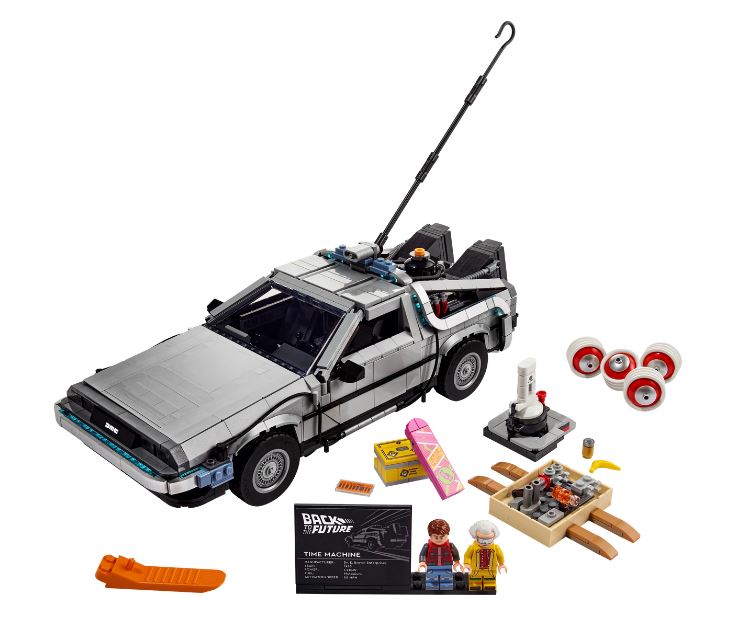 delorean lego