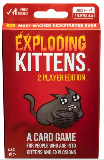 GM EXPLODING KITTENS 2 PLAYER EDITION
