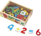 MD WOODEN MAGNETS NUMBERS