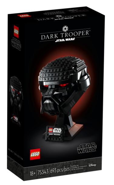 *LEGO BUST SW DARK TROOPER HELMET