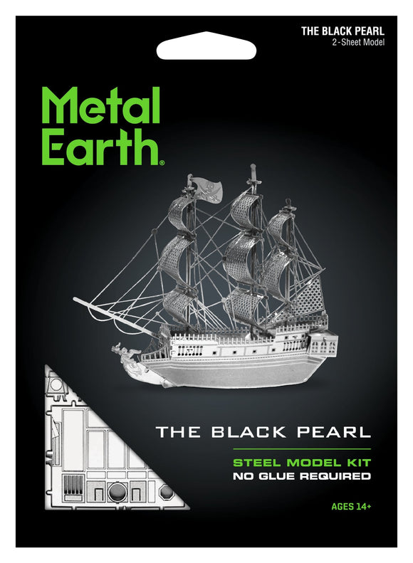 METAL EARTH PIRATE SHIP BLACK PEARL