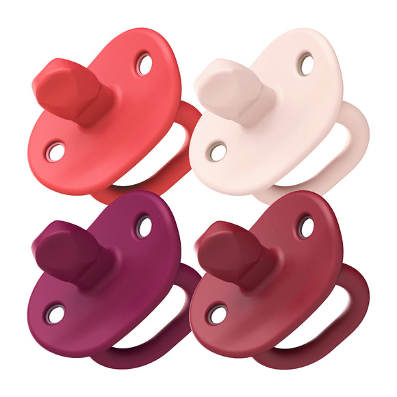 BOON JEWL PACIFIER 4PK STAGE 2 PINK