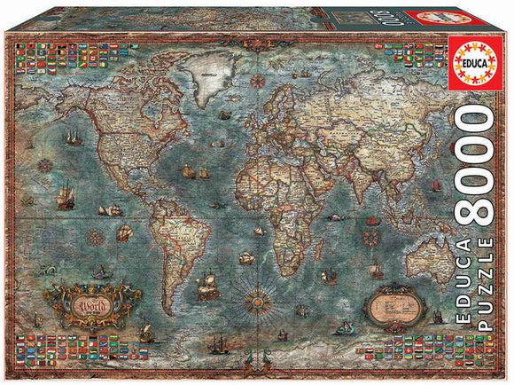 PZ 8000 ED HISTORICAL WORLD MAP