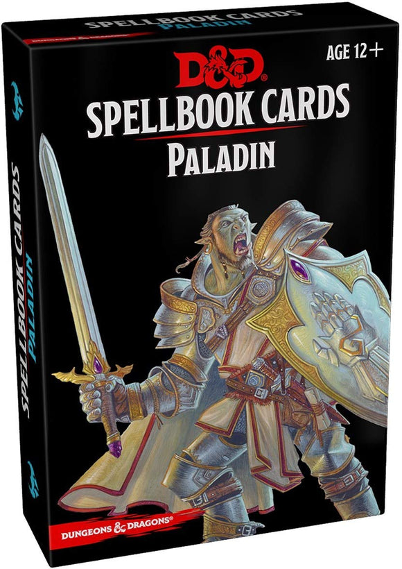 GM D&D SPELLBOOK CARDS: PALADIN