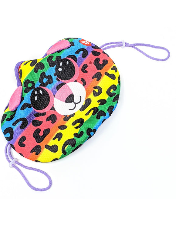 TY FACE MASK KIDS DOTTY RAINBOW STRIPED LEOPARD