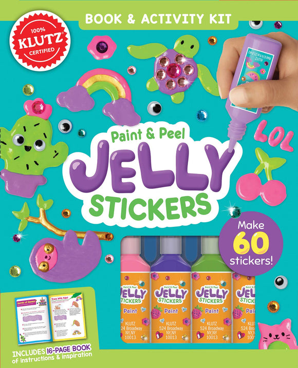 KLUTZ PAINT AND PEEL JELLY STICKERS
