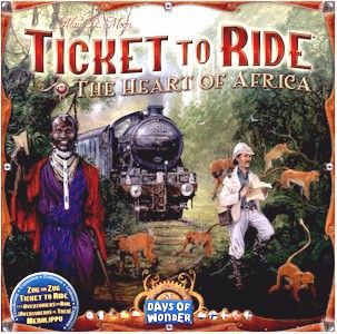 GM TTR TICKET TO RIDE EXP 3 HEART OF AFRICA