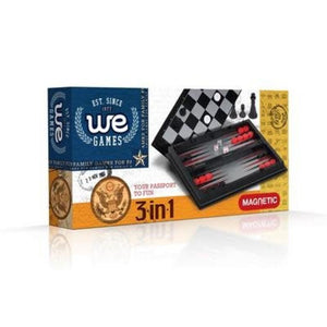 CHESS MAGNETIC 10" 3 IN 1
