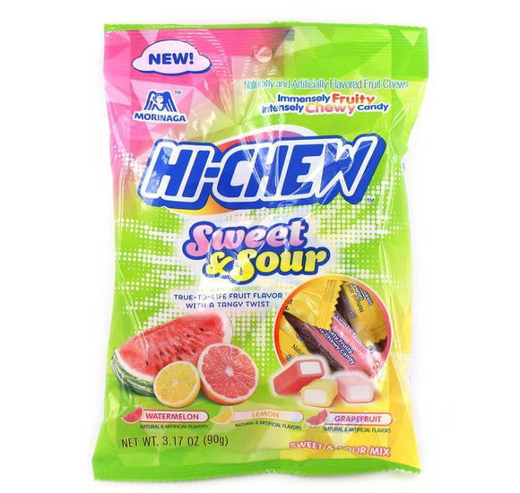 JAPAN HI-CHEW SWEET AND SOUR POP PEG BAG 3.17OZ
