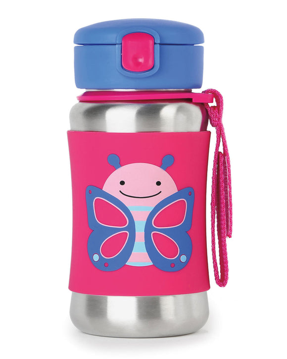 ZOO BOTTLE STAINLESS BUTTERFLY